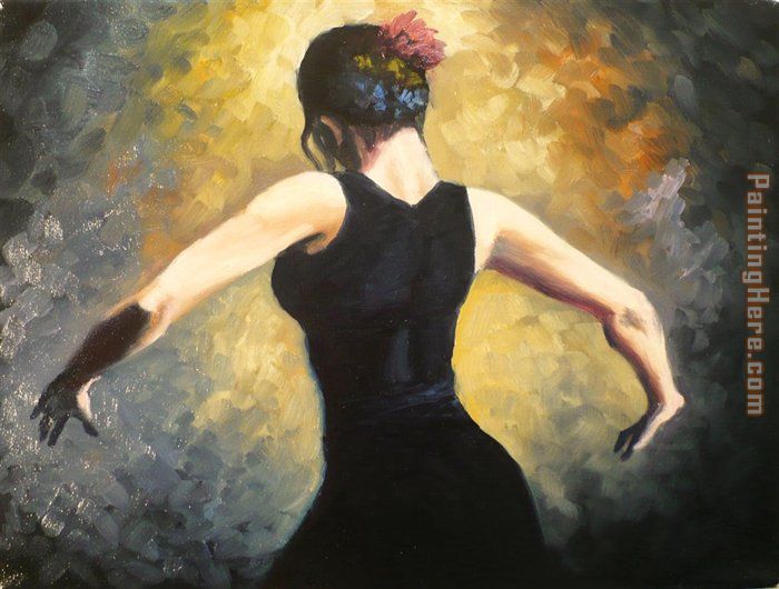 flamenco dancer 4 painting - Flamenco Dancer flamenco dancer 4 art painting